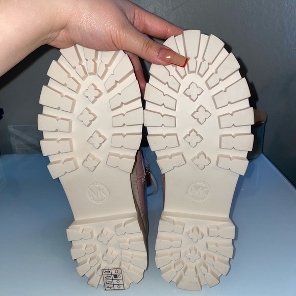 Michael Kors Pink Combat Boots - Picture 3 of 4